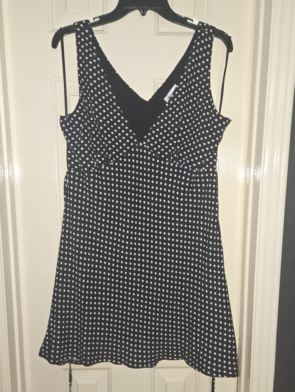 Princess Polly Black and White Polka Dot Dress